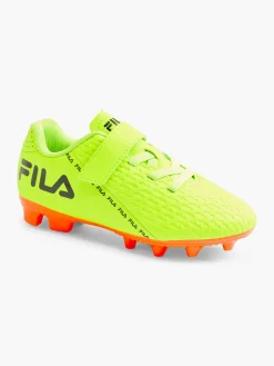 Fila New Yellow/Orange Junior Velcro Football Boot