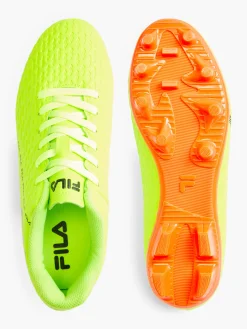 Fila New Yellow/Orange Teens Lace-up Football Boot