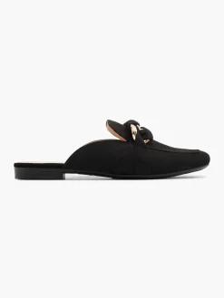 Flat Slip On Loafer with Chain Detail
