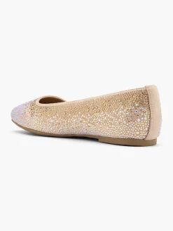 Gold Irredecent Ballerina Flat