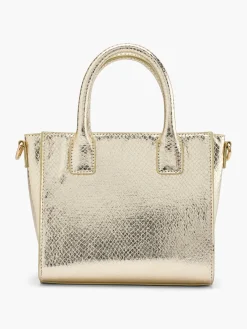 Gold Mini Bag with Adjustable Strap