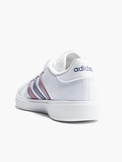 Grand Court Base 2.0 White/Pink/Purple Trainers