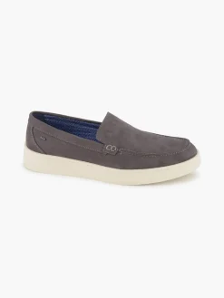 Grey Casual Slip On Shoes