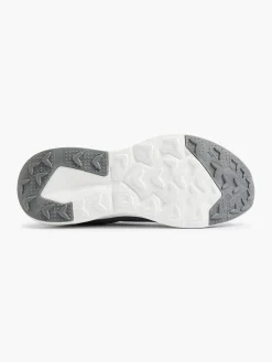 Grey/White Slip On Trainers