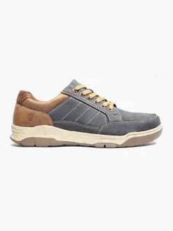 Hush Puppies Finley Navy/Tan Lace-up Casual Shoe