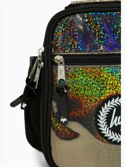 Hype Black Glitter Lunchbox