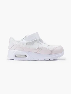 Infant Girls Nike White/Pink Air Max SC Trainers