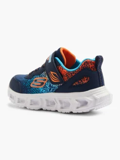 Infant Skechers Navy/Orange Trainers