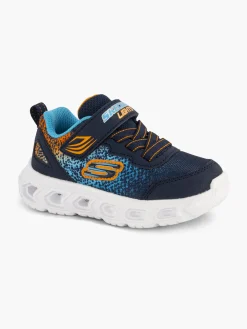 Infant Skechers Navy/Orange Trainers