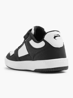 Junior Boy Black & White Trainers