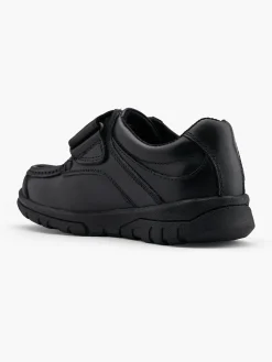 Junior Boy Leather Hush Puppies School Shoe