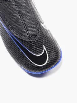 Junior Boys Black/Chrome Mercurial Vapor 15 Club MG Football Boots