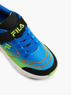 Junior Boys Blue/Green Velcro Trainers