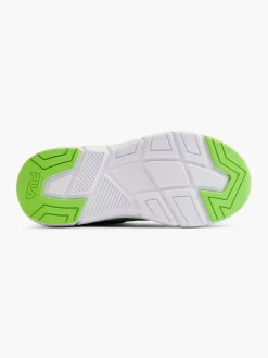 Junior Boys Blue/Green Velcro Trainers