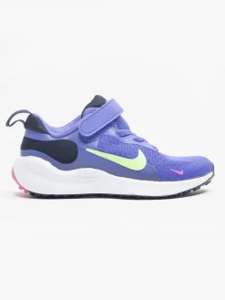 Junior Boys Nike Ultramarine/Lime Revolution 7 PSV Trainers