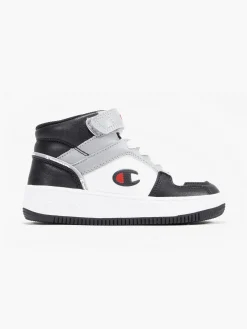 Junior Boys White/Grey Rebound 2.0 Mid Trainers