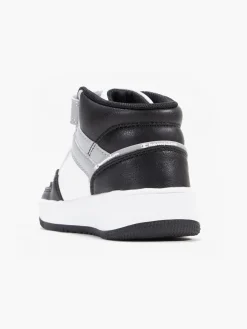 Junior Boys White/Grey Rebound 2.0 Mid Trainers