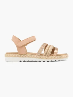 Junior Girl Beige/Gold Sandal