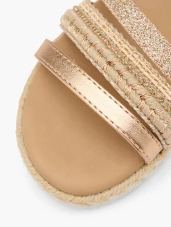 Junior Girl Beige/Gold Sandal