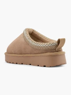 Junior Girl Fur Lined Slip On Mule