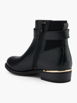 Junior Girl Gold Trim Chelsea Boot