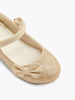 Junior Girl Heeled Bow Party Shoe