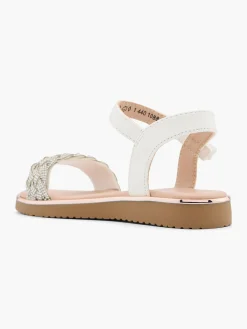 Junior Girl Plaited Glitter Sandal