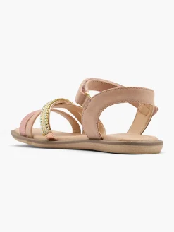 Junior Girl Sandal With Metallic Detail