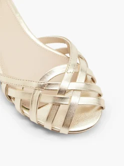 Junior Girl Woven Peep Toe Shoe