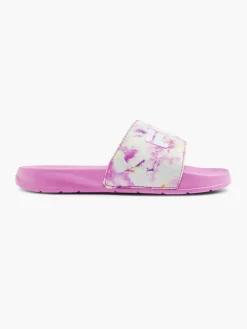 Junior Girls Fila Pink Slides