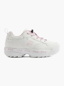 Junior Girls Fila White Chunky Trainers