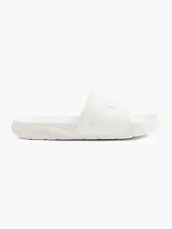 Junior Girls Fila White Sliders