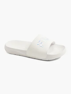 Junior Girls Fila White Sliders