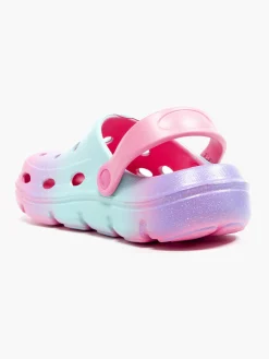 Junior Girls Glitter Clogs