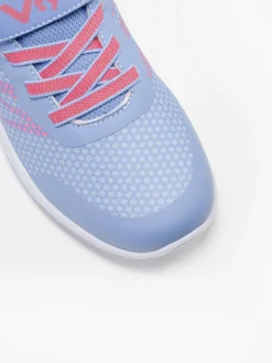 Junior Girls Lilac/Fuschia Velcro Trainers