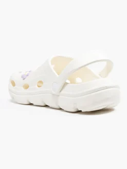 Junior Girls Neutral Clogs