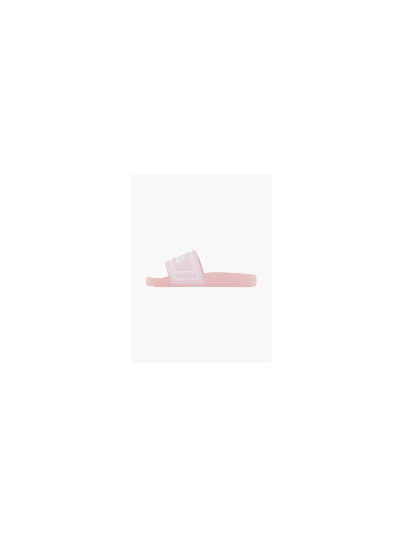Junior Girls Pink/ White Fila Slides