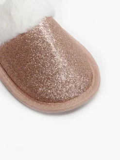 Junior Girls Sparkly Slippers