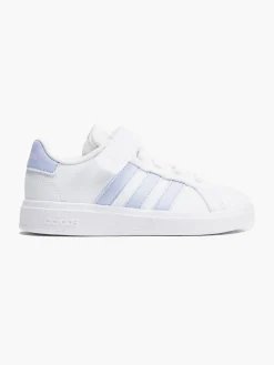 Junior Girls White/Blue Dawn Grand Court 2.0 EL K Trainers