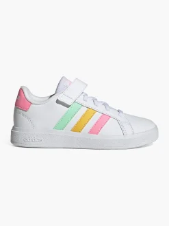 Junior Grand Court 2.0 White/Pink Trainers