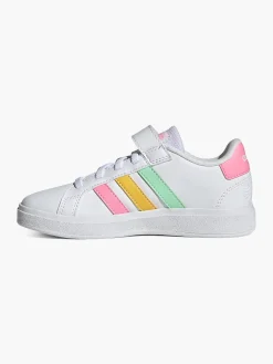 Junior Grand Court 2.0 White/Pink Trainers
