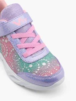 Junior Pink/Purple Light Up Trainers