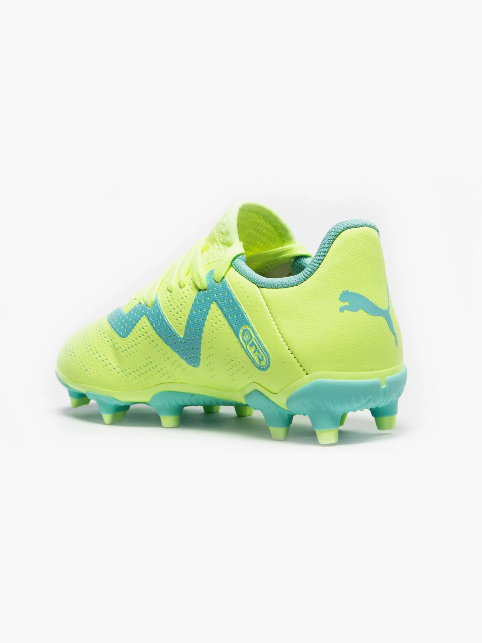Junior Puma Yellow Future Match FG/AG Football Boots