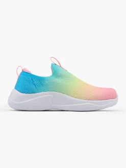 Junior Rainbow Slip On Trainers