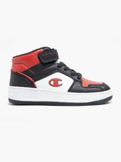 Junior Rebound 2.0 Mid Black/Red Trainers