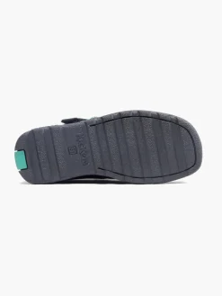 Kickers Junior Girl Black Patent Leather School Shoes