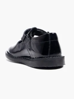 Kickers Kopi Toddler Girl Patent Heart T-Bar School Shoe