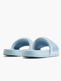 Ladies Bench Blue Slides