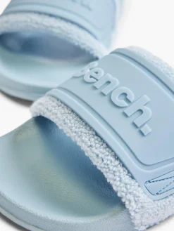 Ladies Bench Blue Slides