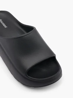 Ladies Black EVA Sliders